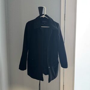 Banana Republic Women's Classic Black Pea Coat